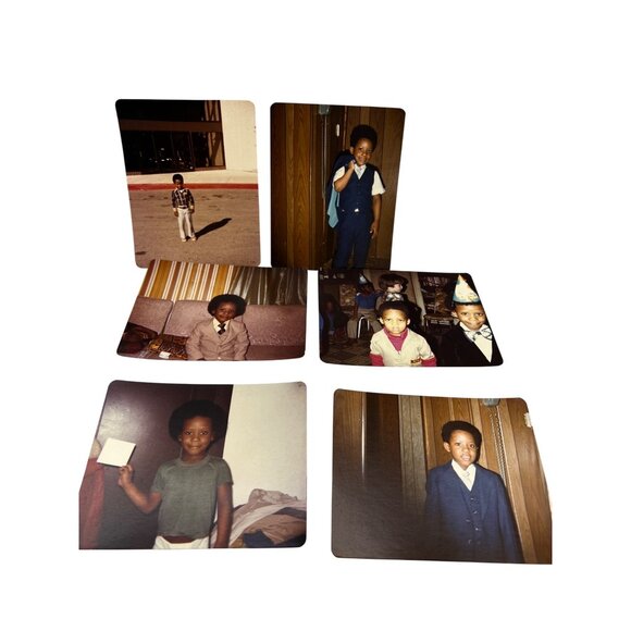 Vintage 1970s African American Children Candid Snapshot Collection Qty 20 Photos - Picture 3 of 6